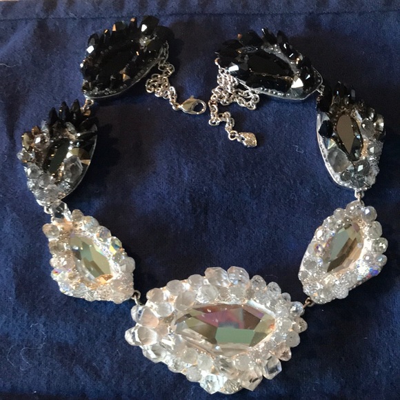 Gorgeous Authentic Swarovski black Collar Necklace - Picture 5 of 16